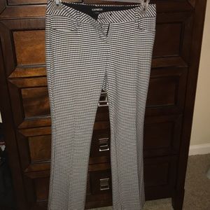 Checkered express slacks worn once